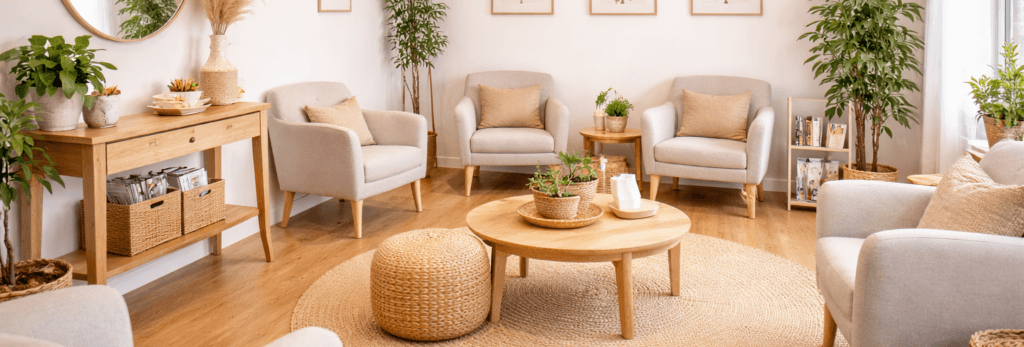 Salle d'attente du cabinet